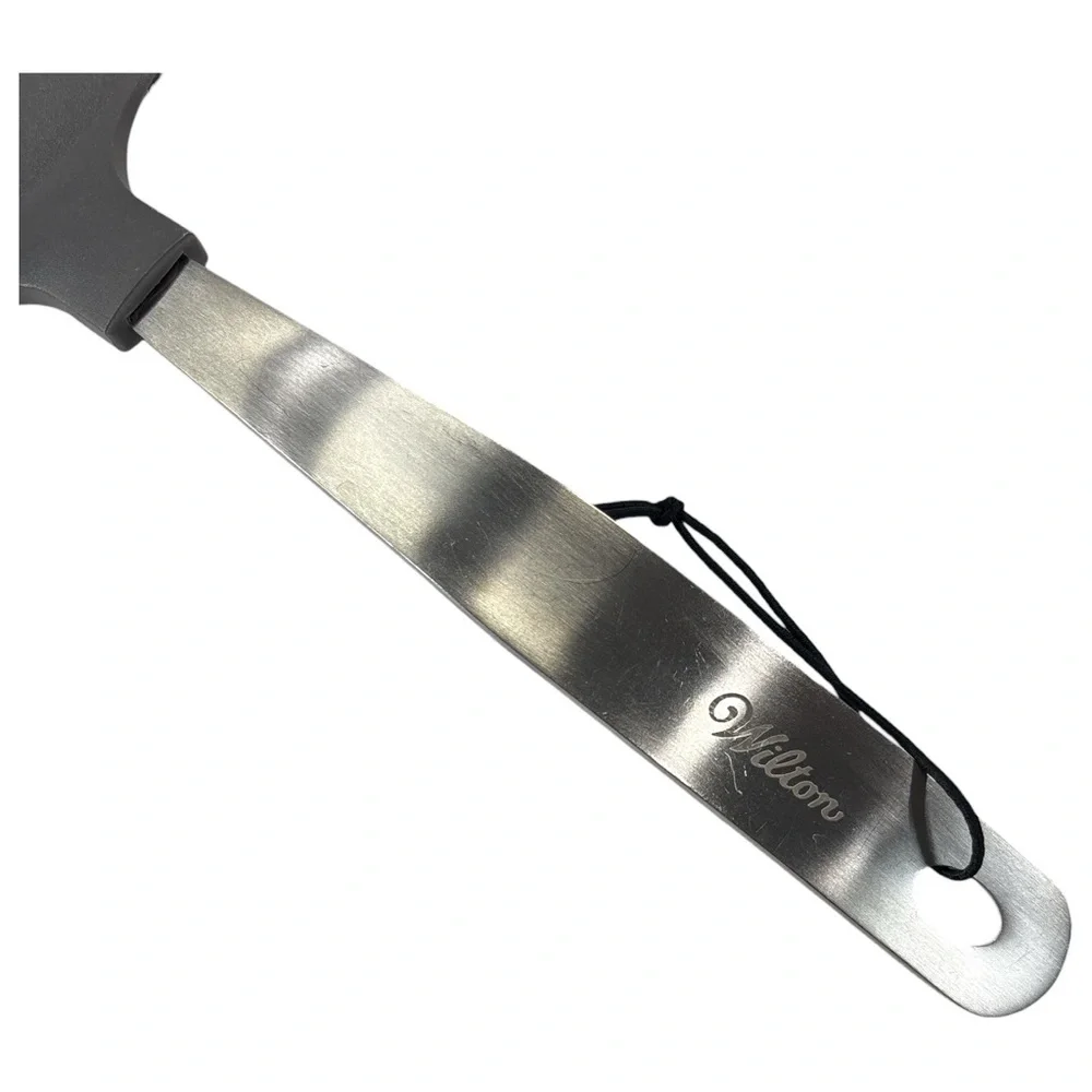 Wilton Really Big Extra Wide Cookie Spatula with Stainless Steel Handle Gray